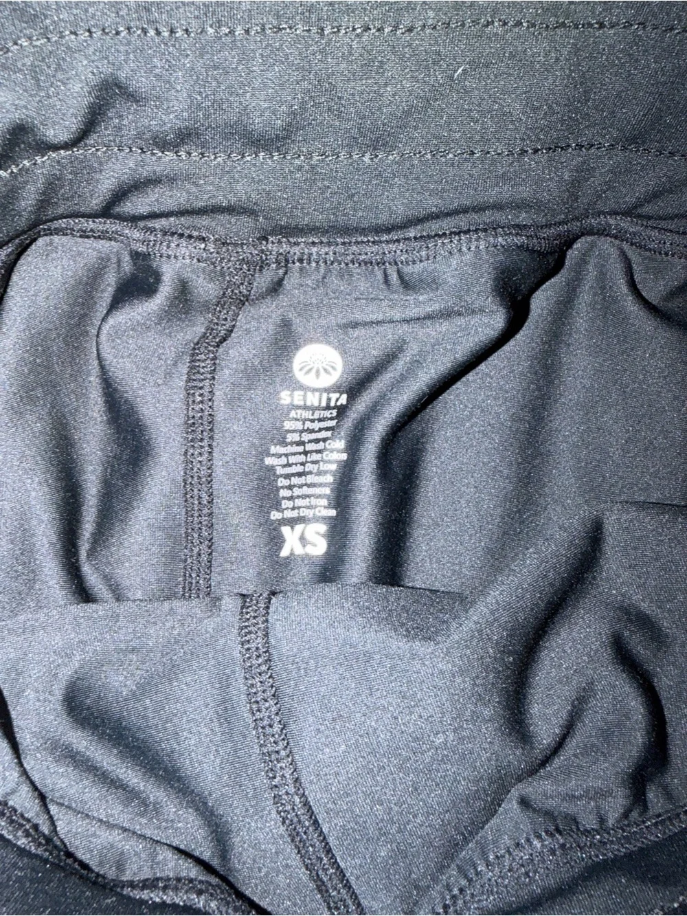 Senita Athletics Black Athletic Shorts